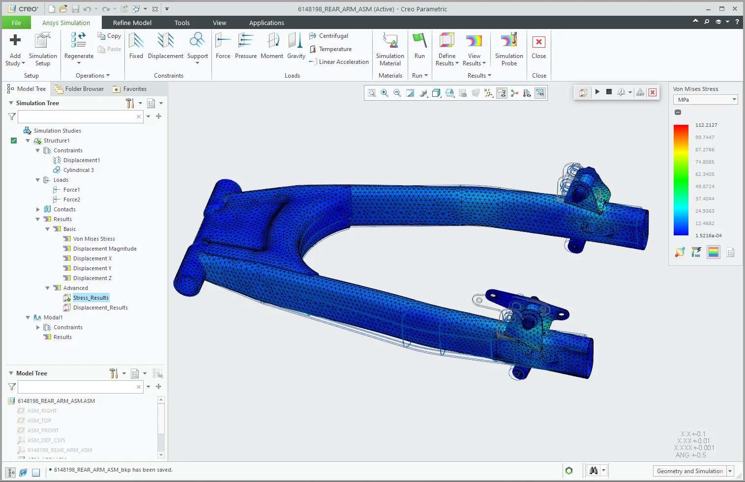 Formation CREO SIMULATE – Simulation mécanique par éléments finis