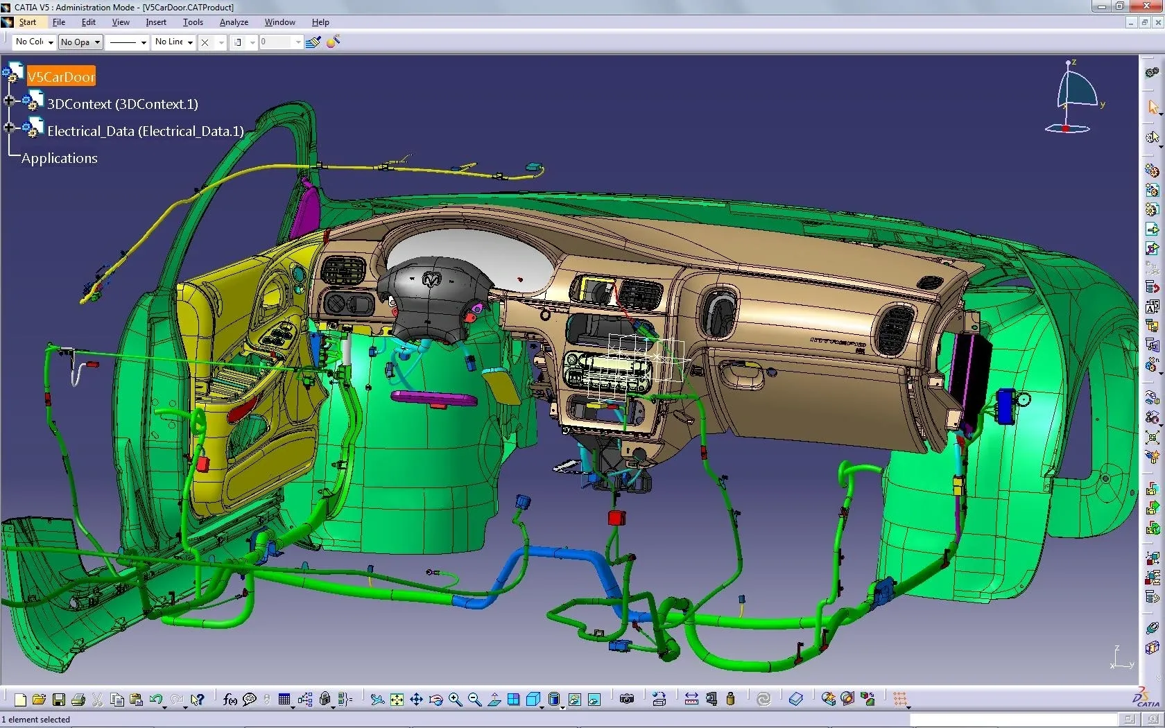 Formation CATIA Electrical Harness Installation – Câblage 3D, documentation et intégration électrique