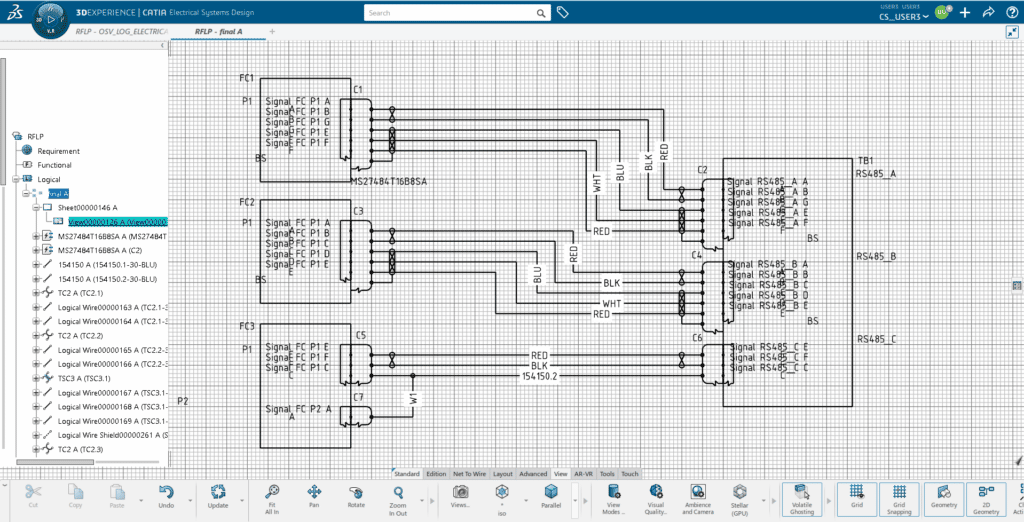 Formation CATIA Connectivity Diagrams – Création de schémas de connectivité électrique