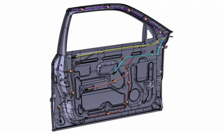 Formation CATIA Electrical Harness Flattening – Mise à plat de harnais électriques 3D pour la fabrication et la documentation