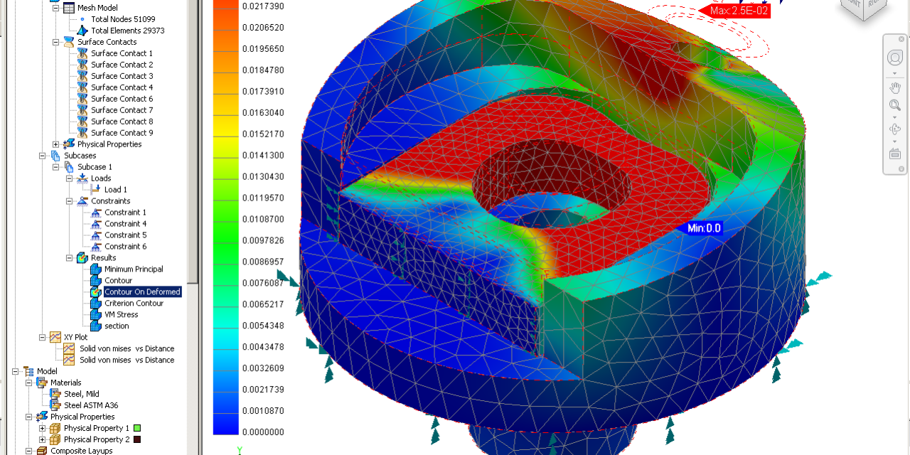 Simulation par éléments finis avec Autodesk Inventor Nastran