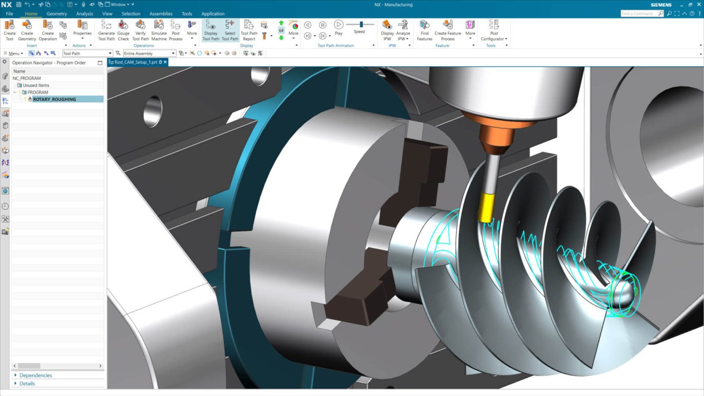 Formation Siemens NX Usinage – Parcours CN 2D et simulation d'usinage