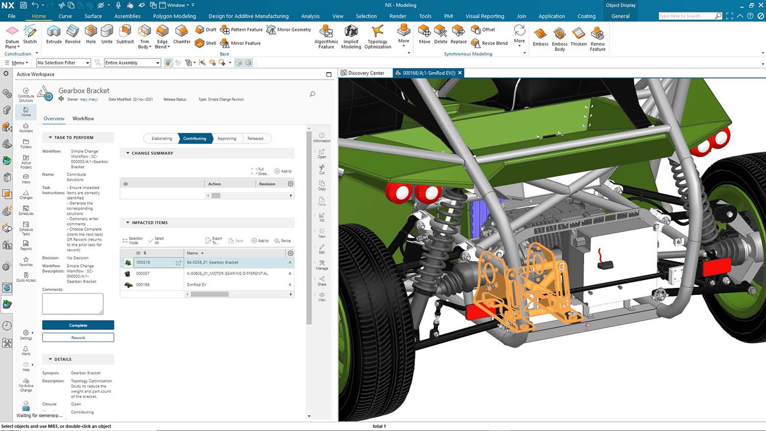 Formation Siemens NX – Conception avancée