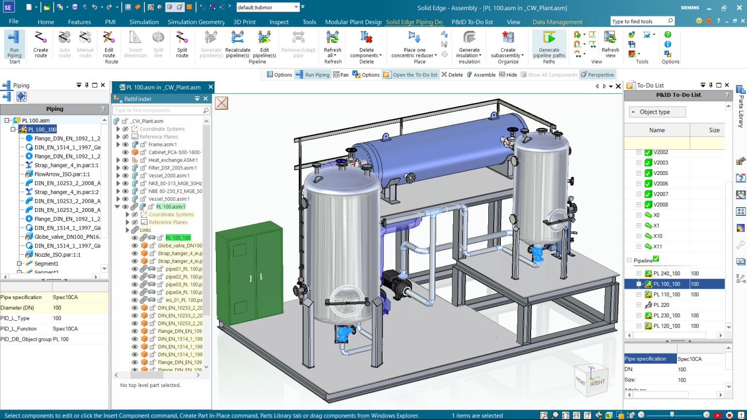 Formation Solid Edge Piping – Conception de réseaux de tuyauterie 3D en environnement industriel