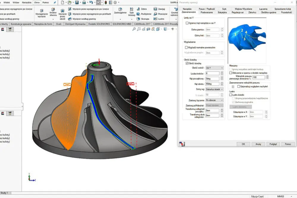 Formation SolidWorks – Usinage multi-axes, programmation 5 axes continus et simulation machine