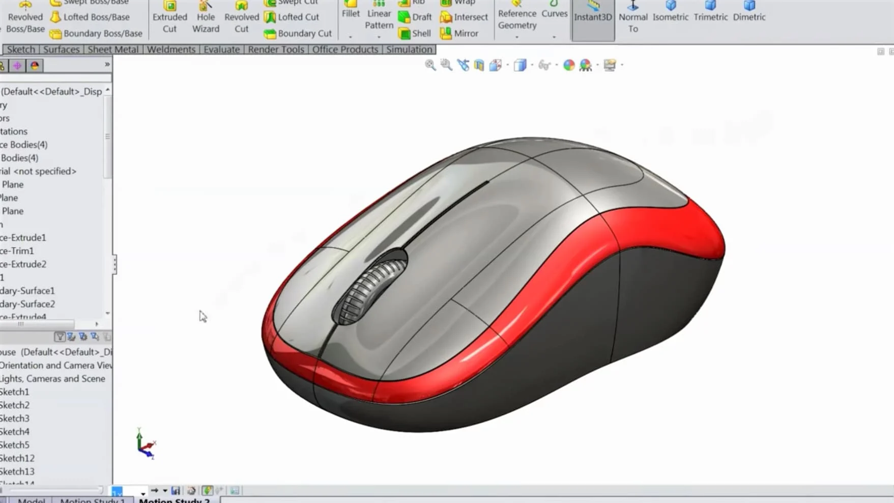 Formation SolidWorks Surfacique – Modélisation avancée par surfaces complexes et hybrides