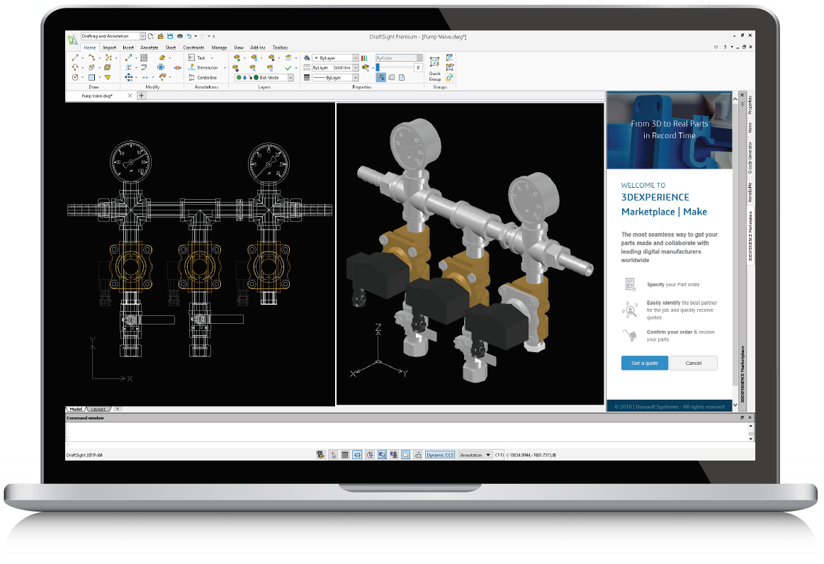 Formation DraftSight 3D – Modélisation volumique, CAO industrielle et assemblages techniques